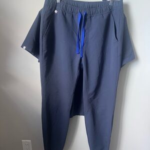 Men's Figs Scrubs Set Medium Night Sky